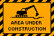 A sign warning you that the website is under construction.